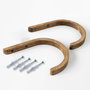 Hanah Home Raf276 Estantería Decorativa de Madera